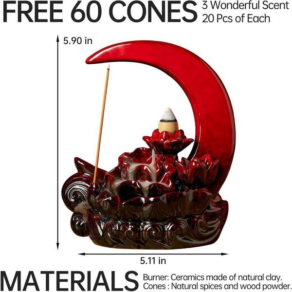 井上萬二窯 × EVANS DHARUMA INCENSE STAND Ceramic Incense Holder – Ravenwood Shop