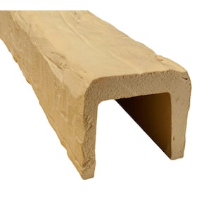 6-5/8 in. x 7-1/2 in. x 12.75 ft. Unfinished Faux Wood Beam