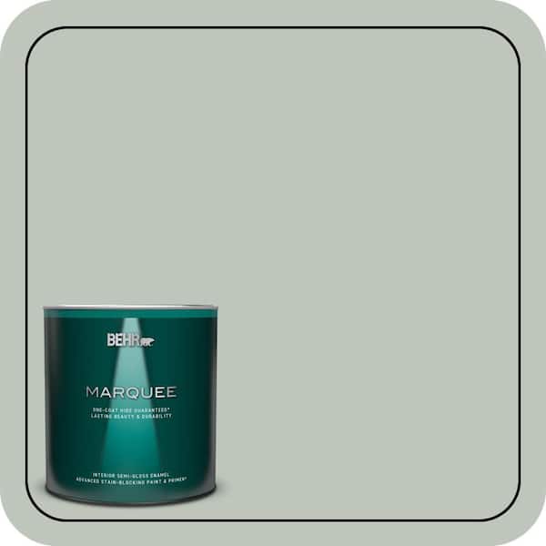 BEHR MARQUEE 1 qt. #700E-3 Contemplation Semi-Gloss Enamel Interior Paint & Primer