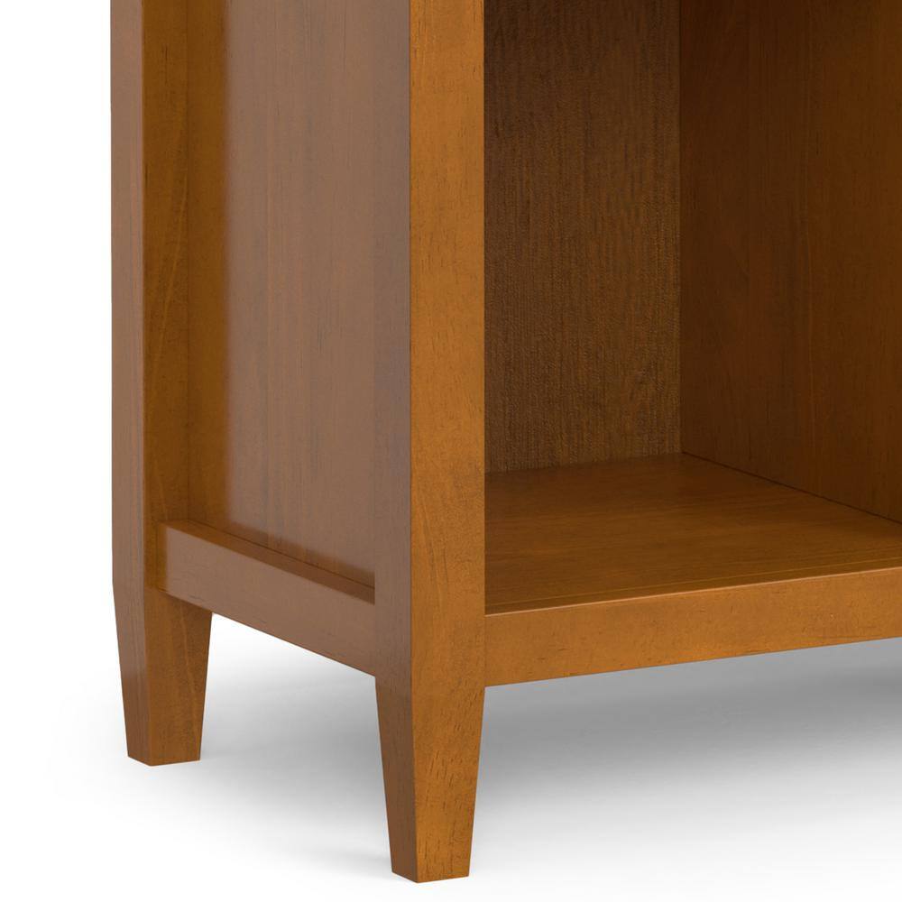 Light Golden Brown Solid Wood 9-Cube Storage Unit