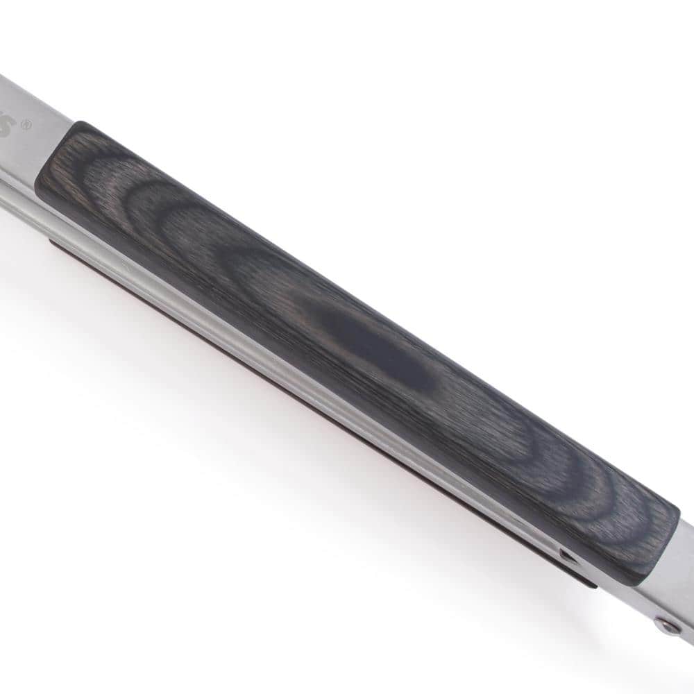 Stainless Steel Locking Tongs with Pakkawood Handle