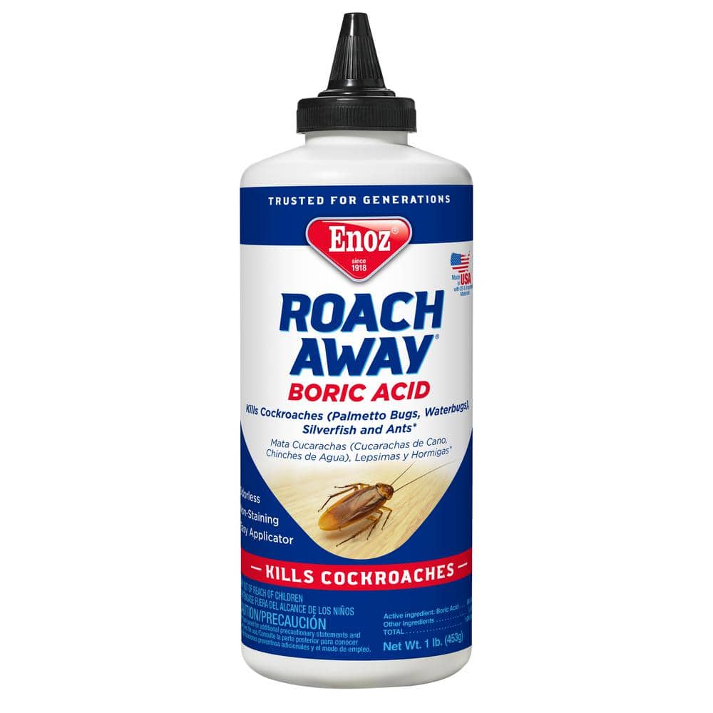 ENOZ 16 oz. Roach Away Powder Boric Acid R47.1 - The Home Depot