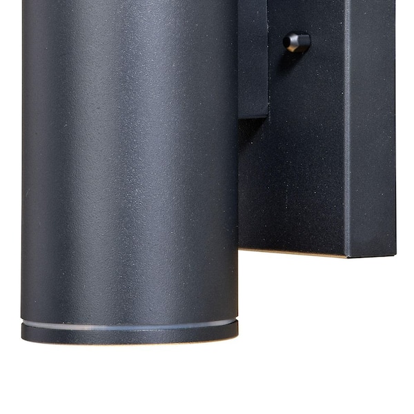 VAXCEL Chiasso Black LED Motion Sensor Dusk to Dawn Dark Sky