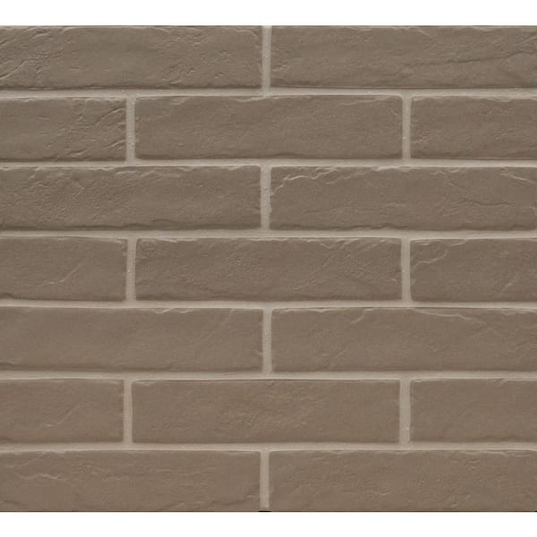 Capella Putty Brick 2 in. x 10 in. Matte Porcelain Floor and Wall Tile (100-Cases/515.2 sq. ft./Pallet)