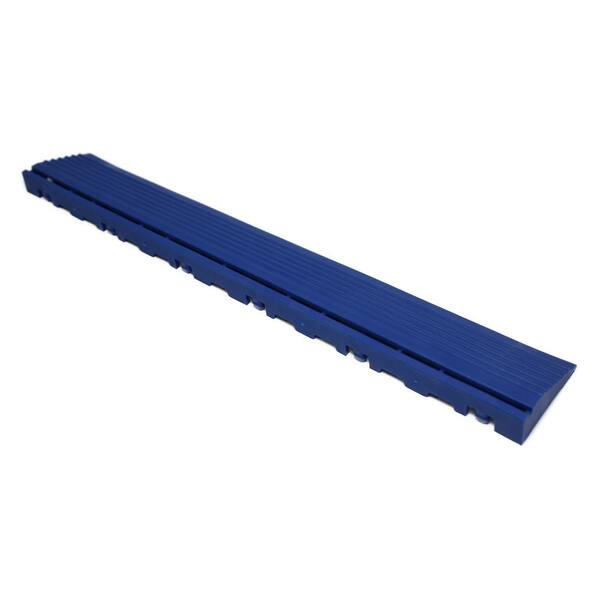 Swisstrax 15.75 in. Royal Blue Pegged Edging for 15.75 in. Modular Tile Flooring (2-Pack)