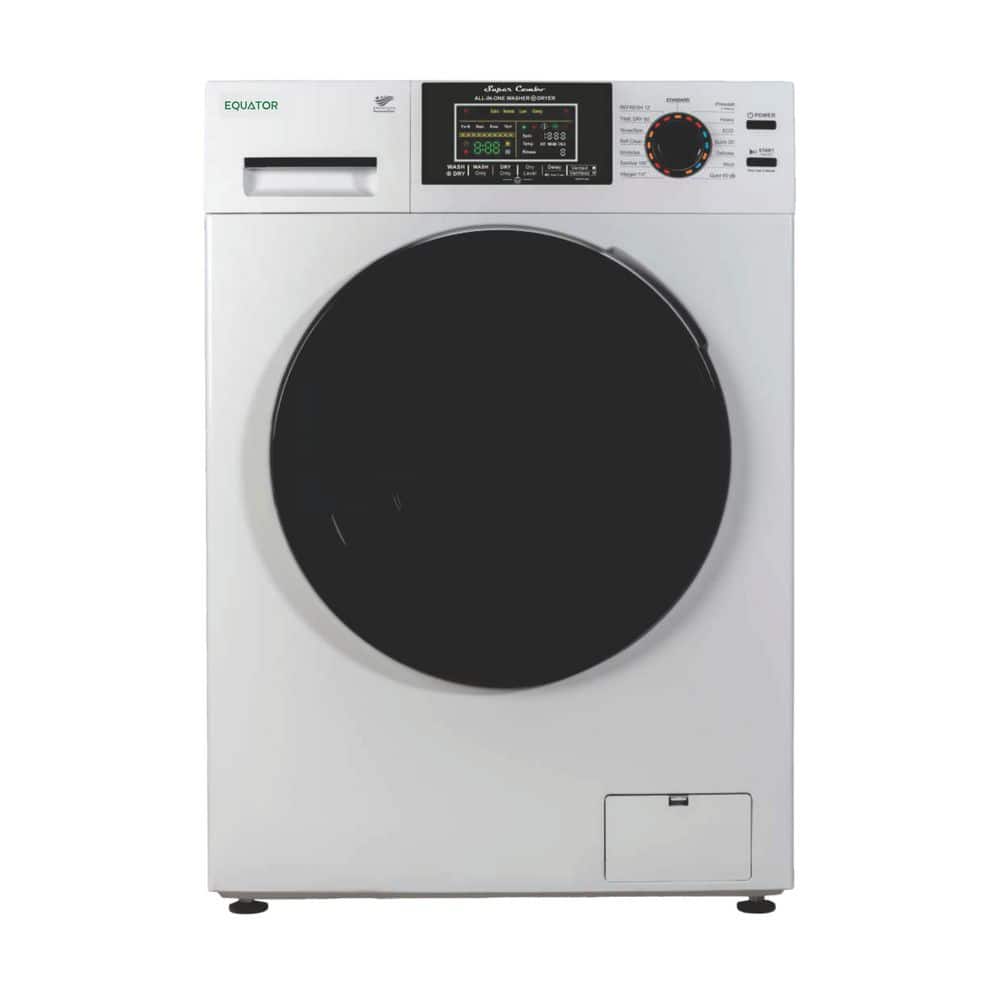 2.47 cu. ft. Electric All-in-One Washer Dryer Combo in White with 1400 RPM, 110V and 26 lbs. Capacity