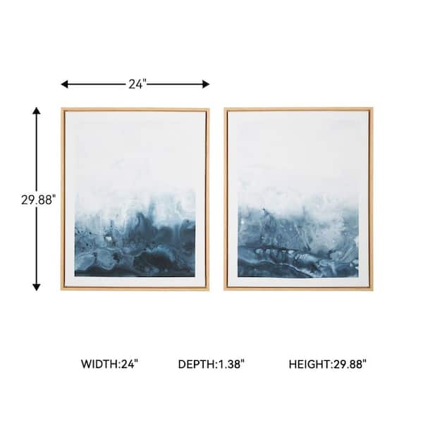Signature DESIGN BY ASHLEY Holport 2-Piece Framed Abstract Art