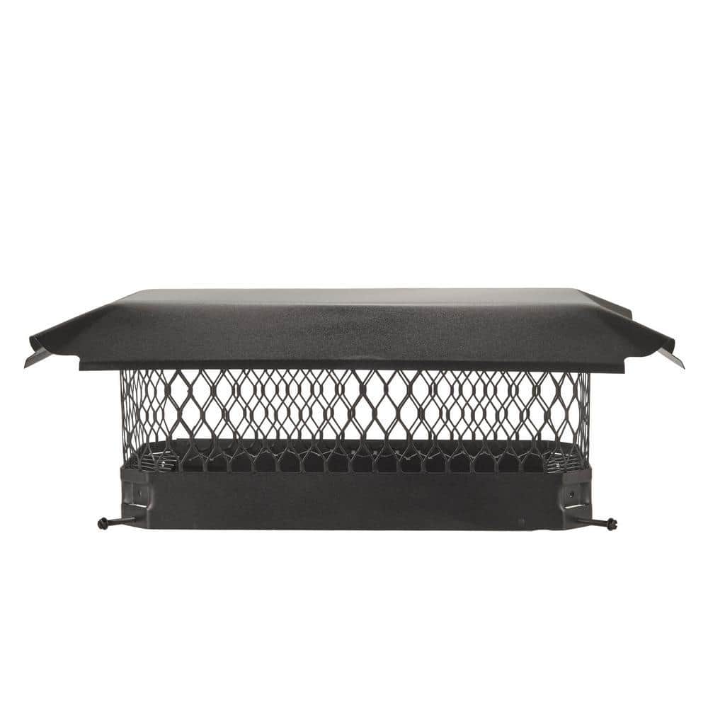18 in. x 9 in. Bolt-On Single Flue Chimney Cap in Black Galvanized Steel price history on PriceWatchPro