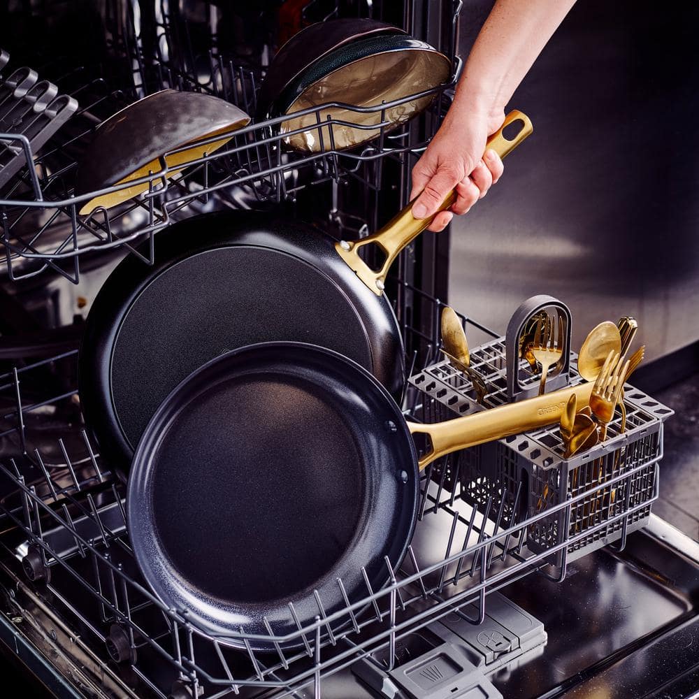 Black and Gold 10-Piece Nonstick Aluminum Cookware Set