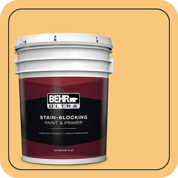 BEHR ULTRA 5 gal. #T14-19 Sunday Afternoon Flat Exterior Paint & Primer