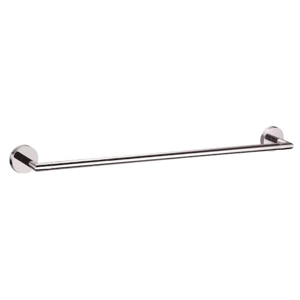 Utopia 32 in. Satin Nickel Wall Mounted Towel Bar