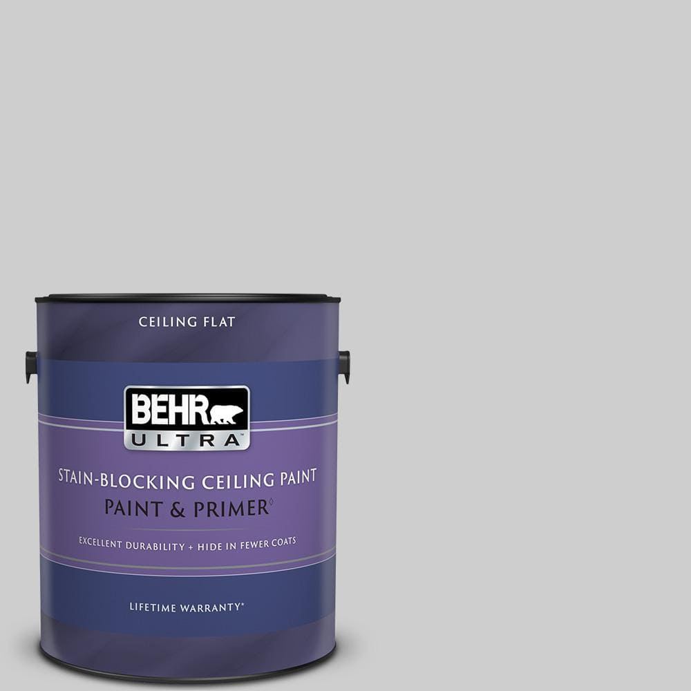 BEHR PREMIUM PLUS 5 gal. #N270-1 High Style Beige Flat Low Odor Interior  Paint & Primer 105005 - The Home Depot