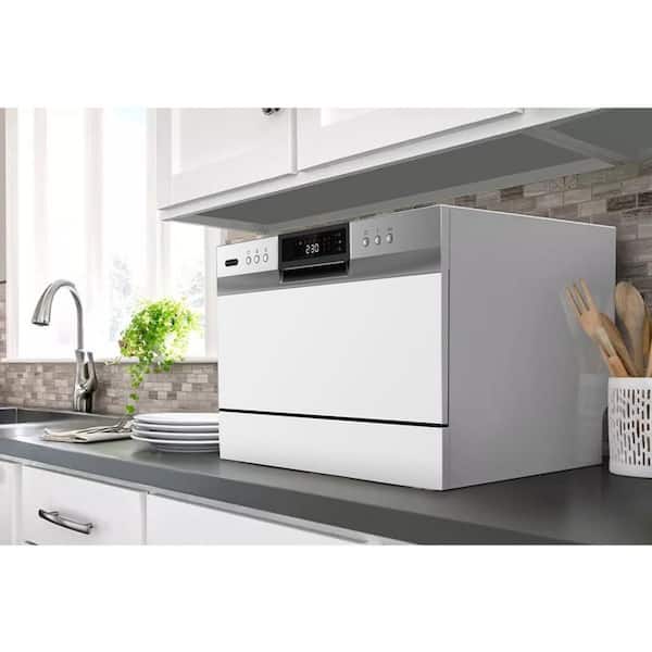 Whynter CDW-6831WES Countertop Portable Dishwasher 6 Place Setting LED Energy Star White