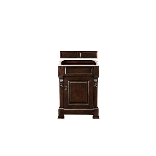James Martin Vanities Brookfield 265.5 in. W x 22.8 in. D x 33.5 in. H Bathroom Single Vanity Cabinet without Top in Burnished Mahogany