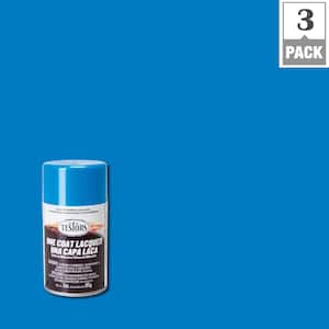 3 oz. Icy Blue Lacquer Spray Paint (3-Pack)