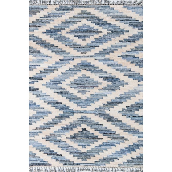 California Laguna Blue 3 ft. 3 in. x 5 ft. 3 in. Indoor Area Rug