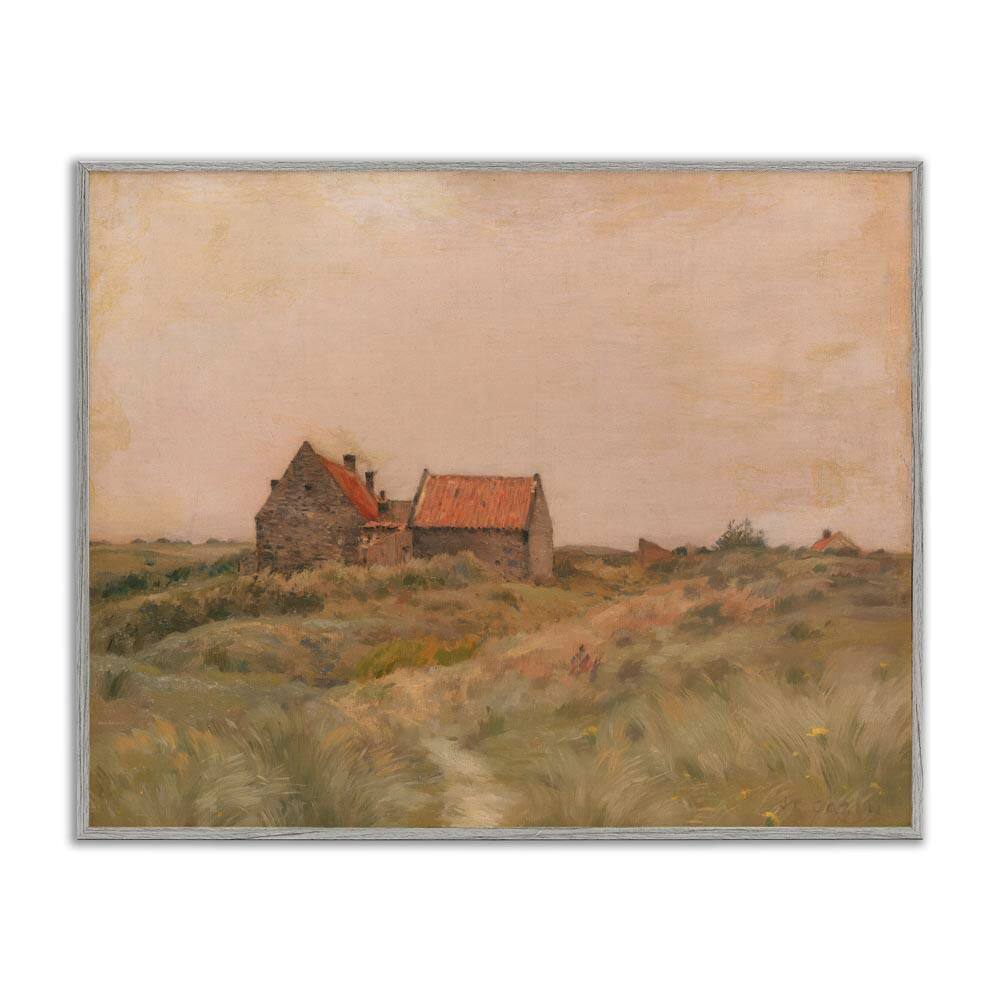 Cottage on October Day by Daphne Polselli Gray Framed Nature Giclee Art Print 16 in. x 20 in. price history on PriceWatchPro