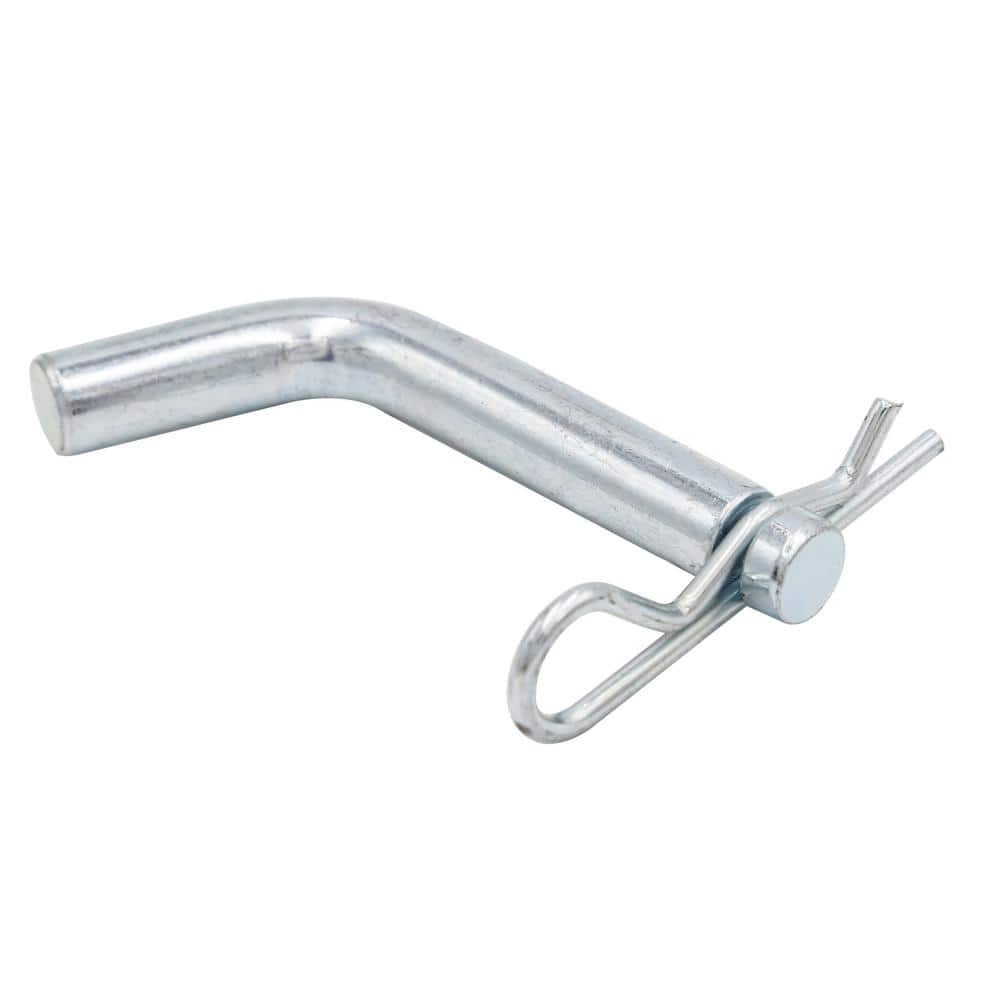 TowSmart Standard 1/2 in. Steel Bent Hitch Pin with Clip - Fits 1-1/4 ...