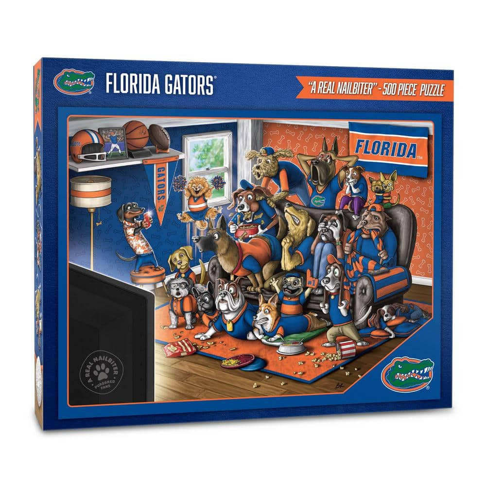 YouTheFan NCAA Florida Gators Purebred Fans Puzzle A Real Nailbiter (500-Pieces)