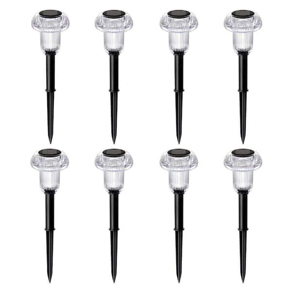 SS 8-Pack Solar Lights Outdoor Pathway Lights (Cold White) D0CST2FWRM