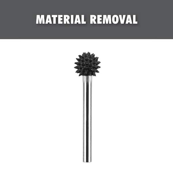 RYOBI Rotary Tool  Coarse Sphere Material Removal Burr (For Wood, Plastic, Fiberglass and Drywall)