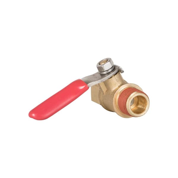 4 PCS 1/2 Male Female NPT Brass Ball Valve Water moisture Air Drain shut Off US