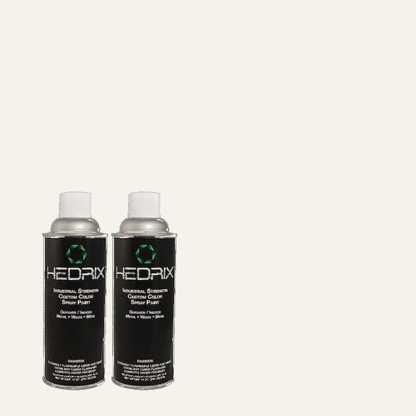 Hedrix 11 oz. Match of C5-1NW Gossamer Semi-Gloss Custom Spray Paint (2-Pack)