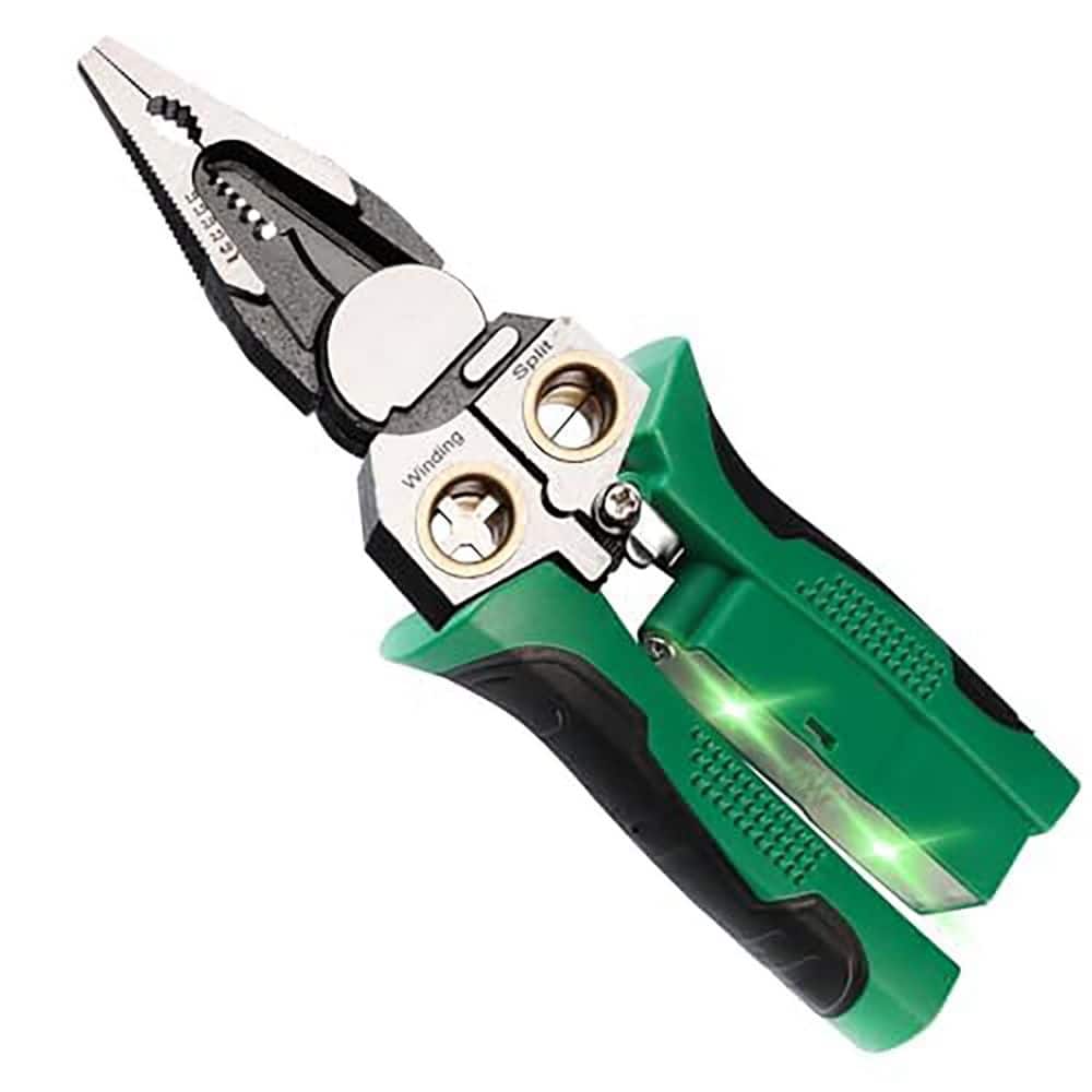 8 in 1 Multifunction Wire Stripper and Cutting Pliers with Voltage Tester Ergonomic Handle Yellow Electrician Tool price history on PriceWatchPro
