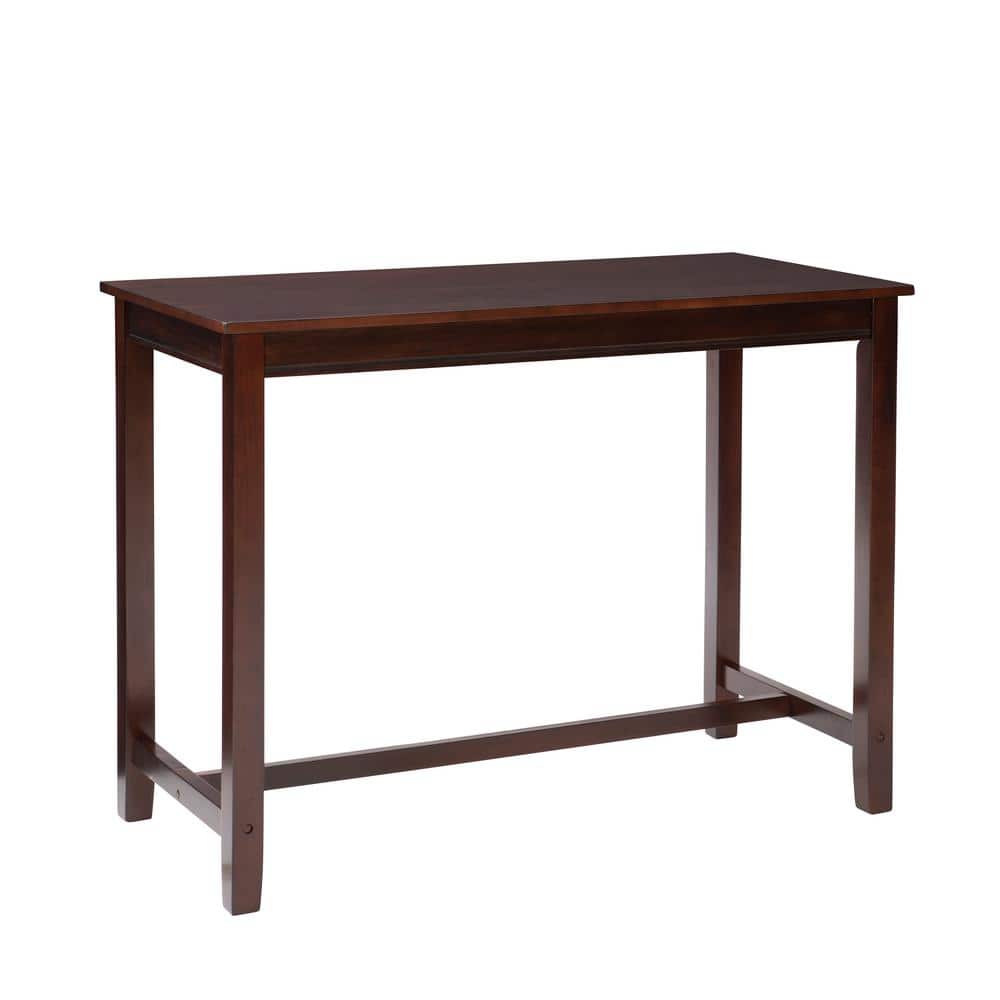 Concord Brown 47.25 x 23.75 x 42H Bar Height Pub Table