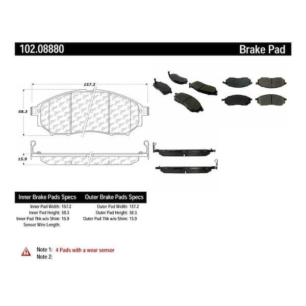 Centric Parts Disc Brake Pad Set