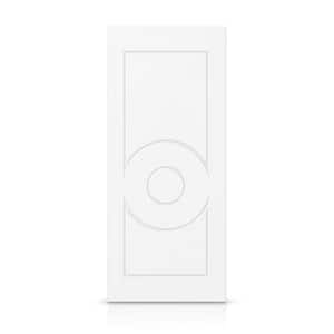 30 in. x 80 in. Hollow Core White Stained Composite MDF Interior Door Slab