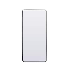 Simply Living 72 in. W x 32 in. H Rectangle Metal Framed Silver Full Length Mirror