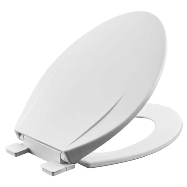 American Standard Champion Slow-Close Elongated Closed Front Toilet Seat in White
