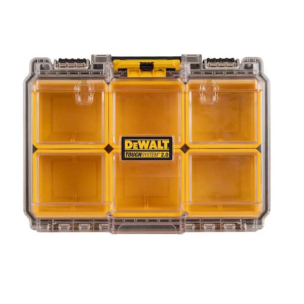 DEWALT TOUGHSYSTEM 2.0 6-Compartment Small Parts Organizer DWST08020 - The  Home Depot