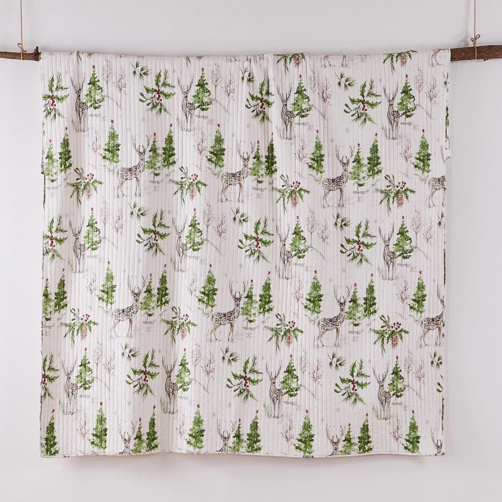 Villa Lugano Reversible Twin Christmas Quilt Set