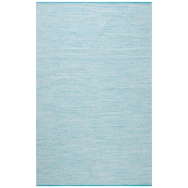 SAFAVIEH Montauk Aqua/Blue 4 ft. x 6 ft. Solid Color Area Rug
