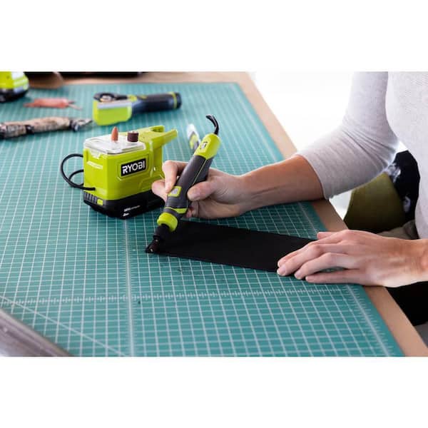RYOBI ONE+ 18V Cordless Precision Craft Rotary Tool Kit with 1.5 Ah Battery, Charger, and Rotary Tool 29-Piece Kit