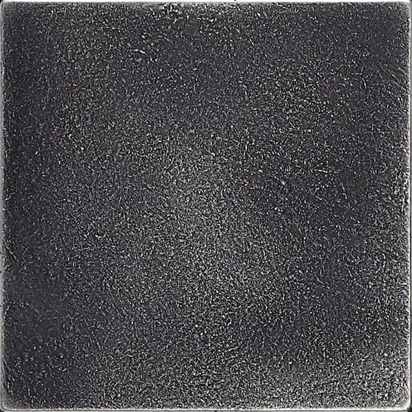 Daltile Ion Metals Antique Nickel 4-1/4 in. x 4-1/4 in. Composite of Metal Ceramic and Polymer Wall Tile