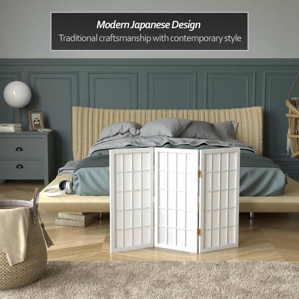 Oriental Furniture 2 ft. Short Desktop Window Pane Shoji