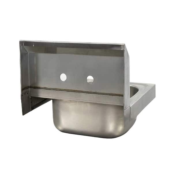 15 in.NSF Wall‑Mount Stainless Steel 1‑Compartment Commercial Hand Sink