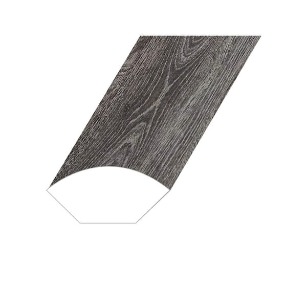 Montserrat Romulus Celestial Shadow 0.6 in. Thick x 1 in. Wide x 94.5 in. Length Vinyl Quarter Round Molding