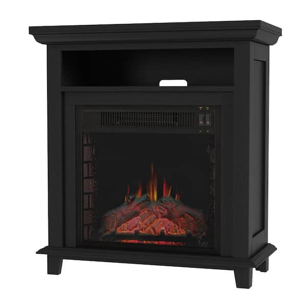 Northwest 32 in. Freestanding Electric Fireplace TV Stand in Black