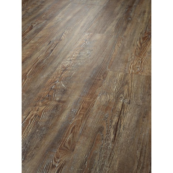 Shaw Alliant 7 in. W Weathered Adhesive Luxury Vinyl Plank Flooring (51.33 sq. ft./case)