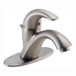 Classic Single Hole Single-Handle Bathroom Faucet in Stainless