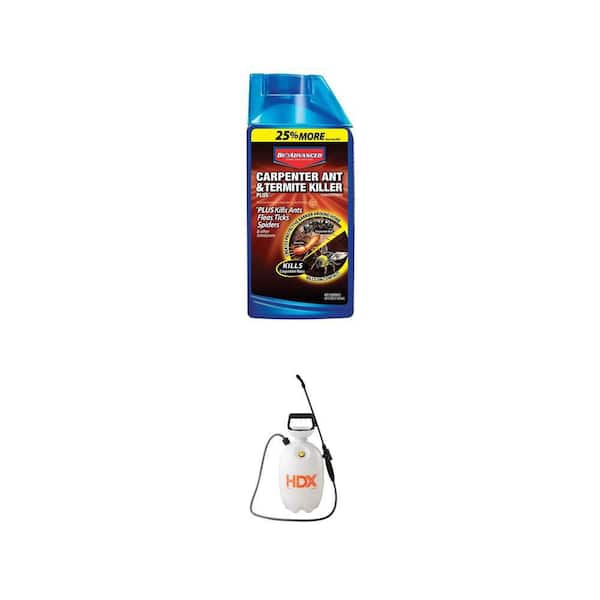 2 Gallon Pump Sprayer and 40 oz Concentrate Ant and Termite Killer Combo