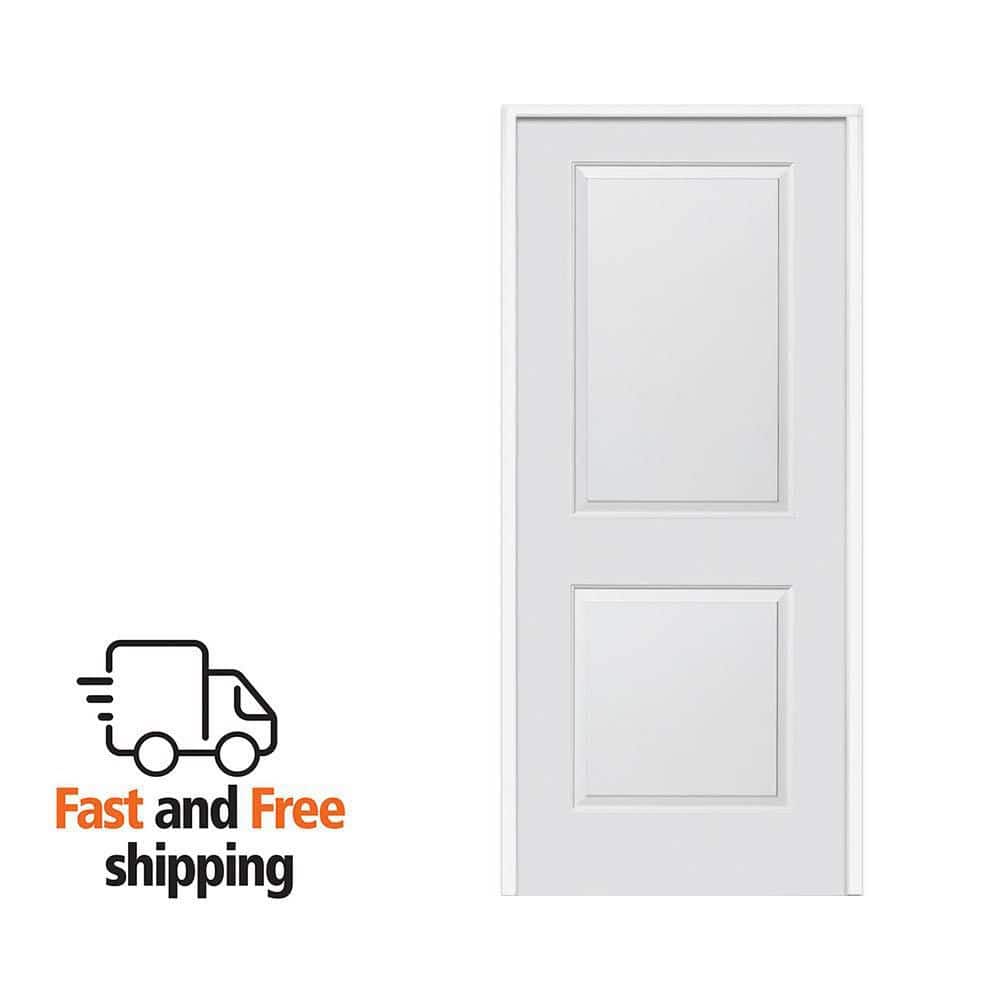MMI DOOR 30 in. x 84 in. Smooth Carrara Left-Hand Solid Core