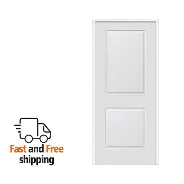 MMI DOOR 30 in. x 84 in. Smooth Carrara Left-Hand Solid Core