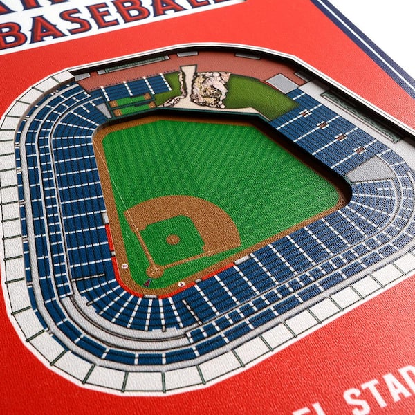 LA Angels - Angel Stadium (White) Team Colors T-shirt – Ballpark Blueprints