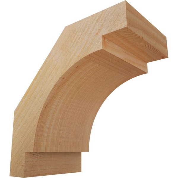 Ekena Millwork 6"W x 10"D x 10"H Merced Rough Sawn Knee Brace, Douglas Fir