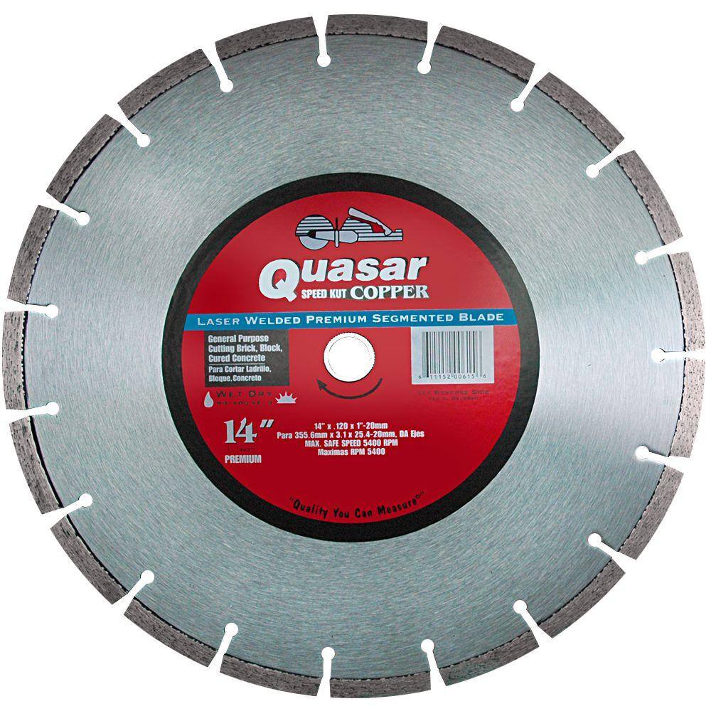 Quasar Tile Kut Platinum D/W 7 in. Continuous Rim Tile Diamond Blade